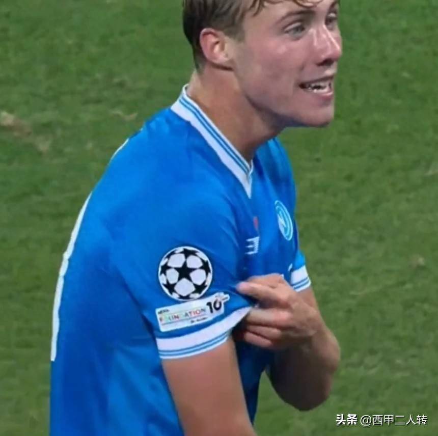 隔空喊话曼联?霍伊伦德庆祝动作引爆热议